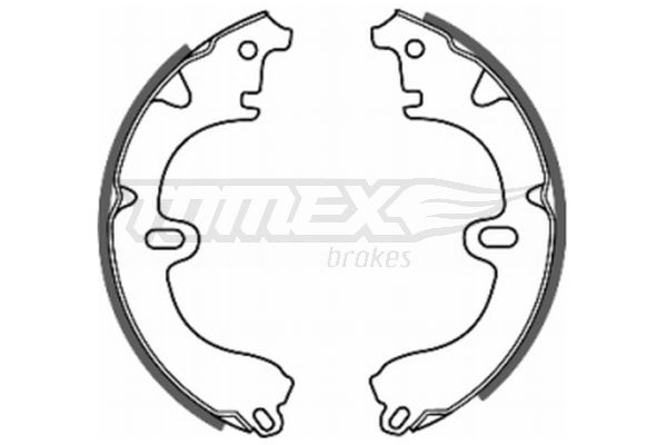 TOMEX BRAKES stabdžių trinkelių komplektas TX 20-82